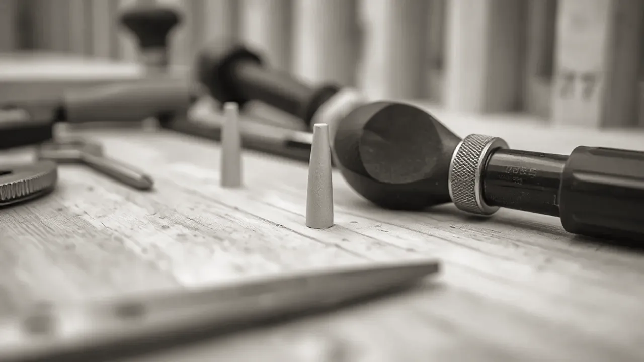 Tools and site markers used in Second-fix carpentry